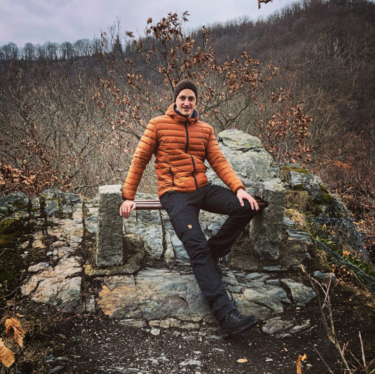 Sascha am Wilhelmsblick bei Treseburg
